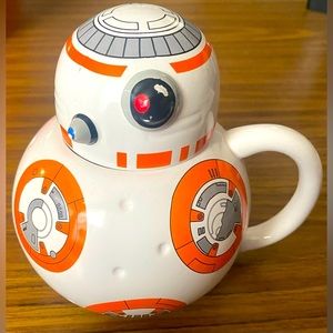 Authentic Disney Store Star Wars BB-8 Coffee/Tea Ceramic Mug with Lid
